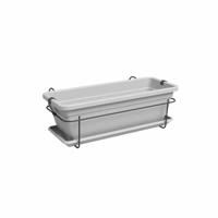 Bloembak - ARTEVASI - VENEZIA balkon KIT - 50 cm - Lichtgrijs