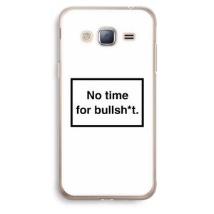 No time: Samsung Galaxy J3 (2016) Transparant Hoesje