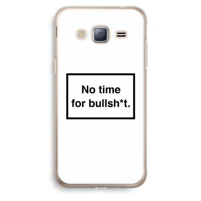 No time: Samsung Galaxy J3 (2016) Transparant Hoesje