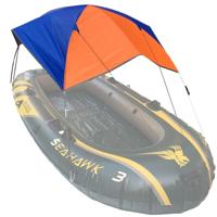 68351 vouw luifel kano rubber opblaasbare boot parasol tent voor 4 personen boot is niet inbegrepen