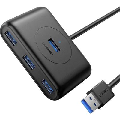 UGREEN USB-kabel USB 3.2 Gen1 (USB 3.0 / USB 3.1 Gen1) USB-A stekker, USB-A bus, USB-A bus, USB-A bus, USB-A bus Zwart 20290
