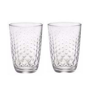 Bormioli Rocco Drinkglazen Glit - 6x stuks - glas - 390 ml - transparant