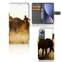 Xiaomi 12 | 12X | Telefoonhoesje | Met pasjeshouder | Design Cowboy