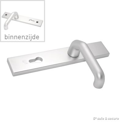 S2 vh-voordeurbeslag kruk/greep 50x260mm PC62/92 F1 KT SKG3