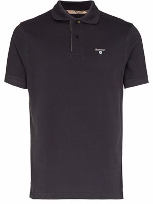 Barbour polo à motif tartan - Gris