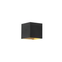 Searchlight OpbouwspotNewton up & down zwart en goud - 24127BG