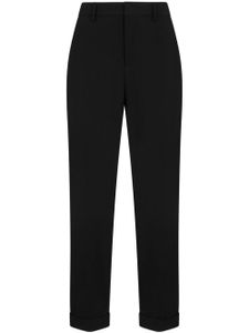 DSQUARED2 pantalon droit à taille haute - Noir