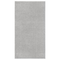 VidaXL Vloerkleed kortpolig 80x150 cm lichtgrijs