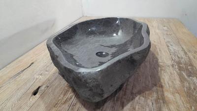 Flussstein Waschbecken RXXL250305, 71x41x15 cm Flussstein Waschbecken RXXL250305, 71x41x15 cm