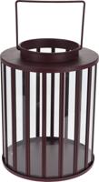 Lantern Round 20X25 cm Burgundy - Nampook