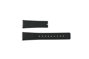 Horlogeband Jacob Jensen 100 serie / 100-12148 Rubber Zwart 23mm