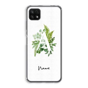 Green Brush: Samsung Galaxy A22 5G Transparant Hoesje