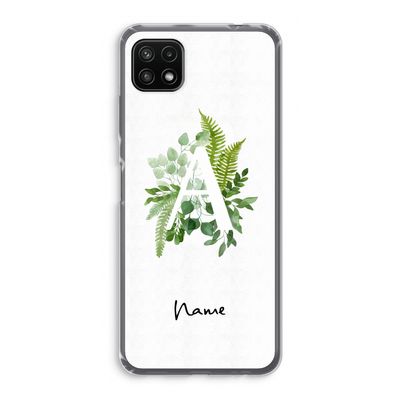Green Brush: Samsung Galaxy A22 5G Transparant Hoesje