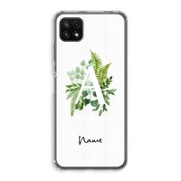 Green Brush: Samsung Galaxy A22 5G Transparant Hoesje