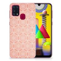 Samsung Galaxy M31 | TPU bumper | Pattern Orange