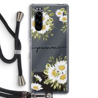 Daisies: Sony Xperia 5 Transparant Hoesje met koord
