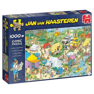 Jan van Haasteren – Kamperen In Het Bos Puzzel 1000 Stukjes