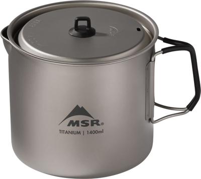 MSR Titan Kettle 1400 ml Fluitketel Titanium 1400ml