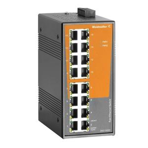 Weidmüller IE-SW-EL16-16TX Industrial Ethernet Switch 10 / 100 MBit/s