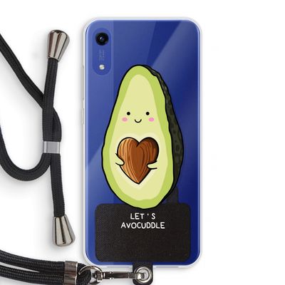 Avocuddle: Honor Play 8A Transparant Hoesje met koord