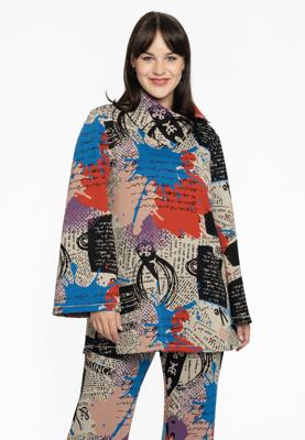 Yoek Tuniek a-symmetrische kraag DIARY | Beige | Maat 58/60