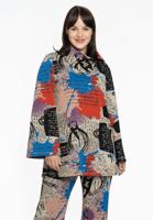 Yoek Tuniek a-symmetrische kraag DIARY | Beige | Maat 42/44 Yoek Tuniek a-symmetrische kraag DIARY | Beige | Maat 42/44