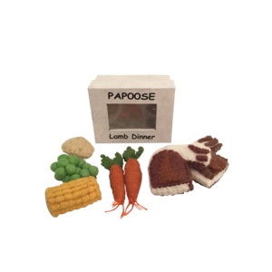 Papoose Toys Papoose Toys Felt Food Lamb Dinner