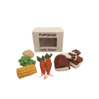 Papoose Toys Papoose Toys Felt Food Lamb Dinner