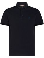 ETRO polo à logo brodé - Bleu