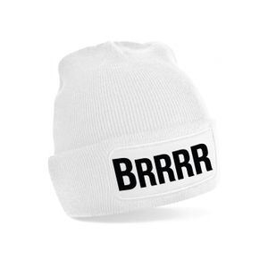 Brrrr muts - unisex - one size - wit - apres-ski muts