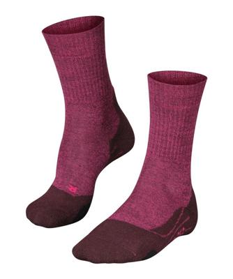 Falke TK2 Explore Wool Wandelsok Dames Burgundy 39-40