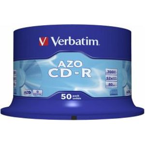 Verbatim CD-R AZO Crystal 700 MB 50 stuk(s)