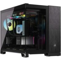 PC-behuizing - CORSAIR - CC-9011287-WW - 2500X - mATX - PC-behuizing - Zwart/Obsidiaan aluminium