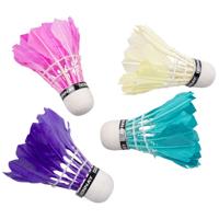Eddy Toys Badminton Shuttles - 5x stuks - veren - gekleurd
