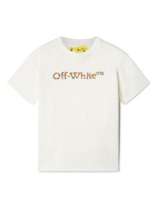 Off-White Kids t-shirt en coton à patch logo - Blanc