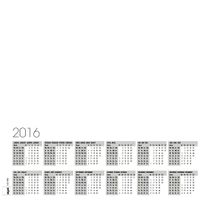 Sigel HO490 Bureau onderlegger 3-jaarskalender Wit (b x h) 595 mm x 410 mm - thumbnail