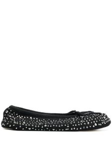 N.Peal jewelled slippers - Noir