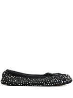 N.Peal jewelled slippers - Noir