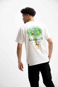 Quotrell Limone T-Shirt Heren Gebroken Wit/Groen - Maat XS - Kleur: Wit | Soccerfanshop
