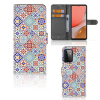 Samsung Galaxy A72 Bookcase Tiles Color