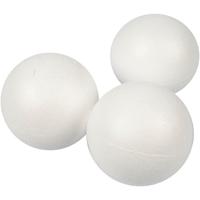 Creativ Company Ballen, d 8 cm, wit, 25 stuk/ 1 doos