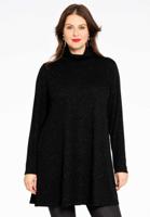 Yoek Tuniek wide bottom SILVER CRUSH | Zwart | Maat 42/44
