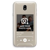 Music Player: Samsung Galaxy J7 (2017) Transparant Hoesje