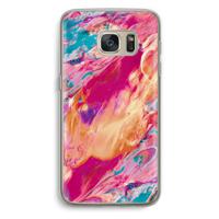 Pastel Echoes: Samsung Galaxy S7 Transparant Hoesje