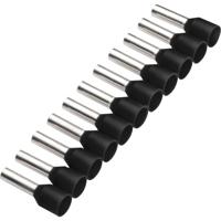 Cimco 187503 Adereindhulzen 1.5 mm² Deels geïsoleerd Zwart 500 stuk(s)