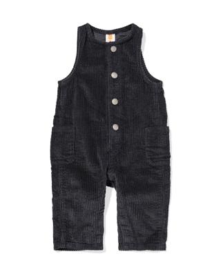 HEMA Babyjumpsuit corduroy donkergrijs (donkergrijs)