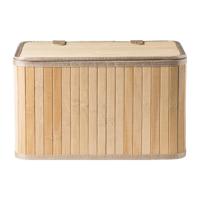 Opbergmand met deksel Oscar - 20x23x33 cm - naturel Opbergmand met deksel Oscar - 20x23x33 cm - naturel
