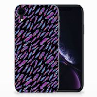 Apple iPhone Xr TPU bumper Feathers Color