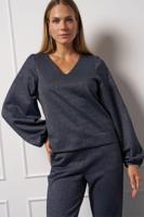 Studio Anneloes Claudina Sparkle Top 13327 T-shirt Lange Mouw 6901 Dark Blue/silver Studio Anneloes Claudina Sparkle Top 13327 T-shirt Lange Mouw 6901 Dark Blue/silver