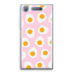 Dancing eggs: Sony Xperia XZ1 Transparant Hoesje